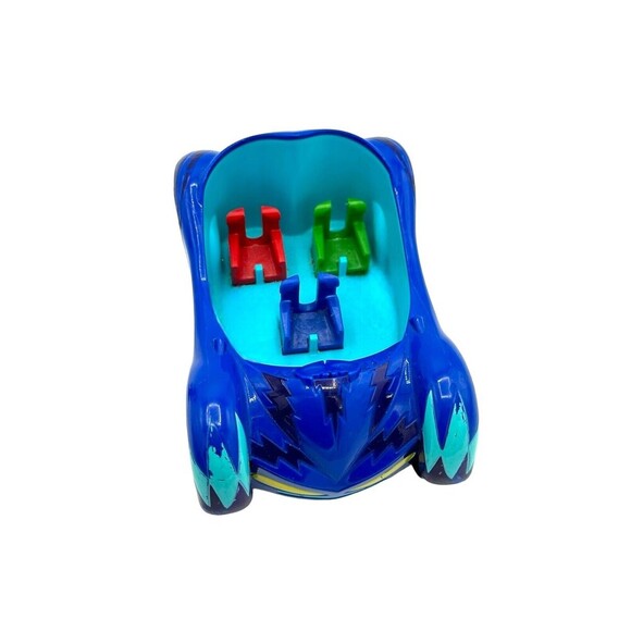 PJ Masks Blue Toy Car Mobile Vehicle Cat Boy figure figurine Set - Picture 6 of 8